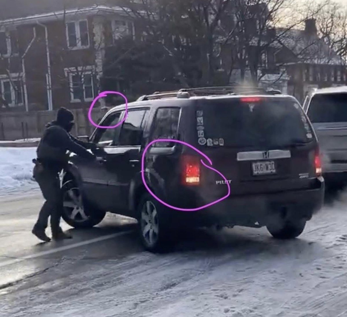 atensnut's tweet image. When your car is in REVERSE and an ICE agent is planted directly in front of your car….. you DO NOT place it in DRIVE  and ACCELERATE!!  

Case over!!