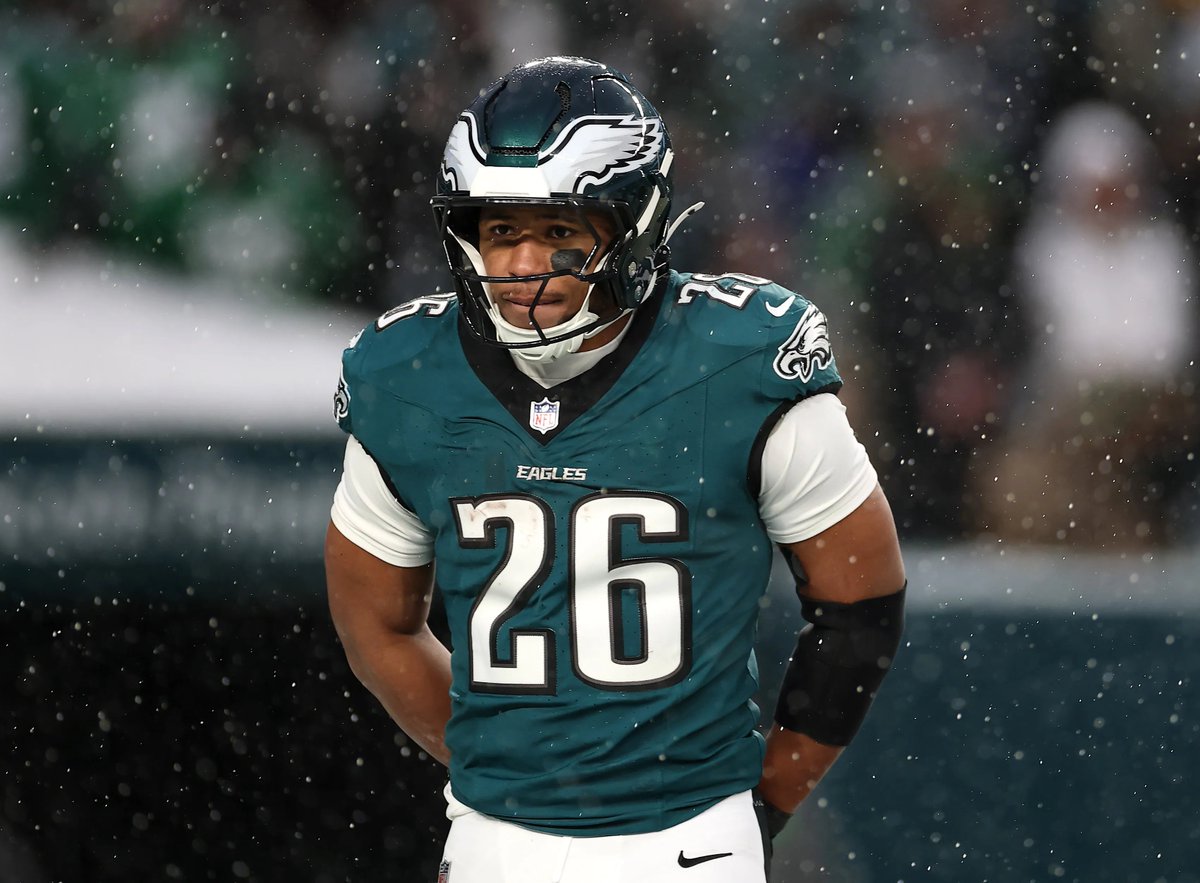SaquonsCenter's tweet photo. Saquon only needs 93 more rushing yards to become the Eagles ALL TIME postseason rushing leader.

Just insane. https://t.co/MScZfJA8BX