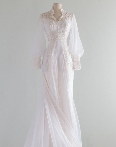 Ethereal vintage wedding dresses