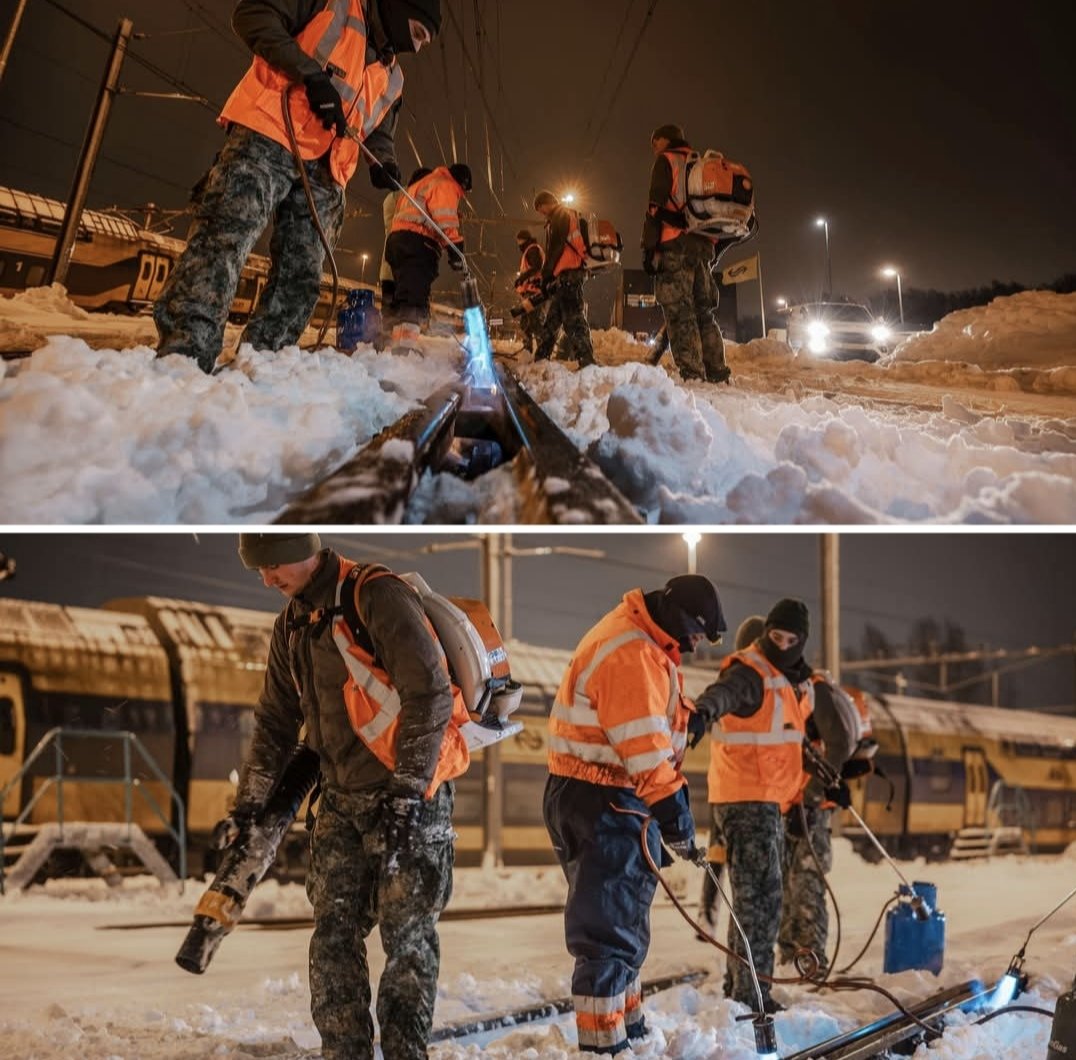 Goede zaak!

Militairen helpen <a href="/prorail/">ProRail</a> en trainen tegelijkertijd zichzelf. 👌

Lees meer op Facebook :
facebook.com/10006467341015…
