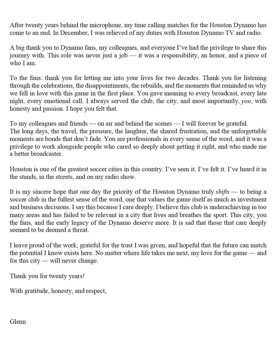 GlennDavisSoc's tweet image. Thank you Houston Dynamo Fans!