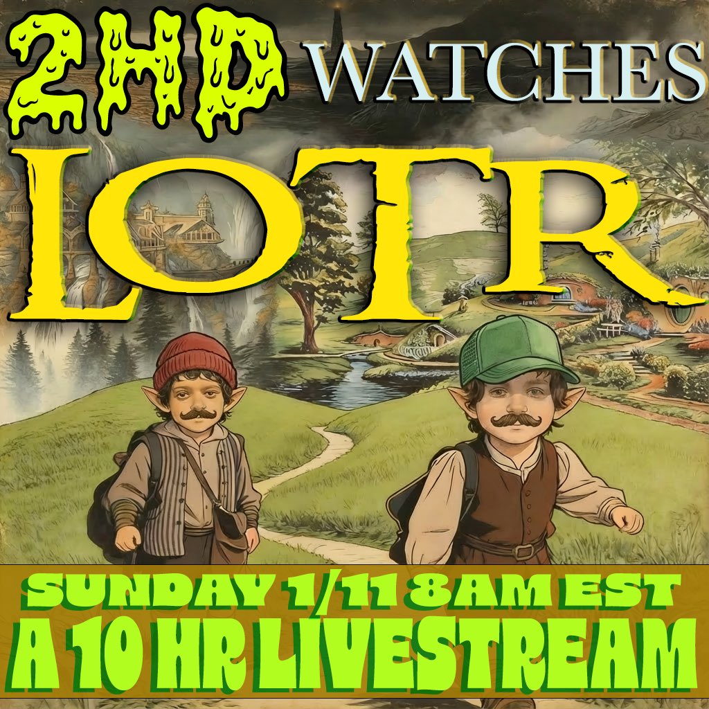 twoheadeddog's tweet image. We are watching the Lord Of The Rings trilogy in one sitting this Sunday. 

youtube.com/@2headdog?si=G…

Subscribe so you don’t miss it