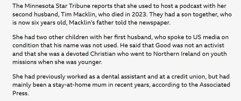 resolutereader's tweet image. No one should be shot by ICE, and no one should be smeared as a domestic terrorist for protesting to defend immigrants. But it does look like the Trump argument is unravelling. #Justice4Renne #ScrapICE