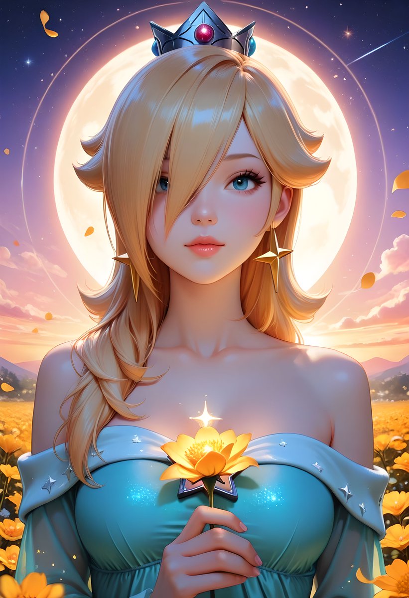 waifu_quest_'s tweet photo. 🌼 ROSALINA — Guardian of the Marigold Cosmos

For 🤫 version : https://t.co/BrqgBWfO1G

#Rosalina #MarioSeries #Marigold #DeviantArtContest #Nintendo #CosmicPrincess #CelestialAesthetic #FloralFantasy #AnimeArt #FanArt #GoldenLight #StarGuardian https://t.co/7M5qAieTpK