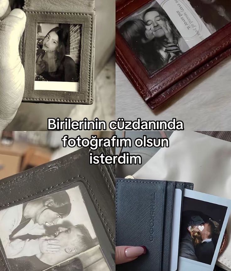 cüzdana fotoğraf koymak bana hala çok romantik geliyor