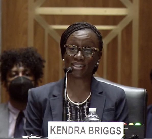 🚨BREAKING: Meet Biden appointed DEI Judge Kendra Briggs.

This political hack has RELEASED the violent youth attackers that beat DOGE's Big Balls from juvenile custody in DC.

If you think she should be removed, Give me a THUMBS-UP👍!