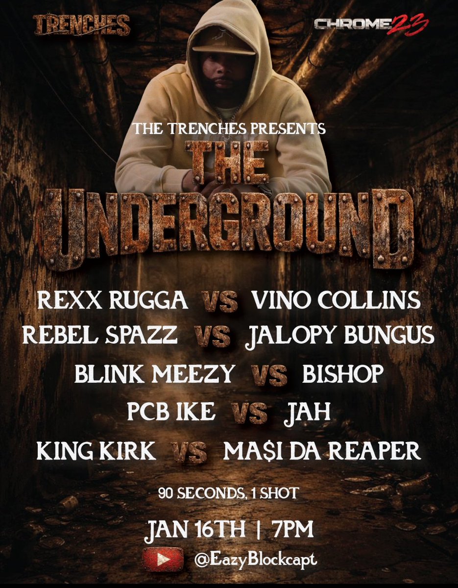 Achilles6996's tweet image. 🚨UPDATE🚨

We have had a few Battlers who Backed out of there matchups this Morning. I didn't get a reason from them, but I definitely know why.

Luckily for me my inbox was flooded with people looking for a Opportunity to Shine.

                   TUNE IN NEXT FRIDAY…