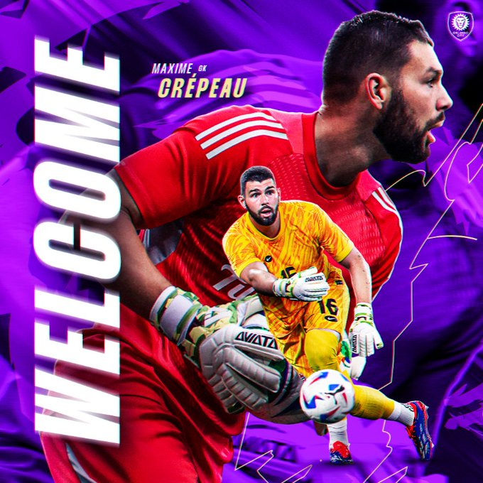 🇺🇸 Orlando City SC refuerza su portería

El club estadounidense confirmó el fichaje del guardameta canadiense Maxime Crépeau (31), quien llega como agente libre tras su paso por Portland Timbers.

Crépeau firmó contrato hasta diciembre de 2028, convirtiéndose en una incorporación