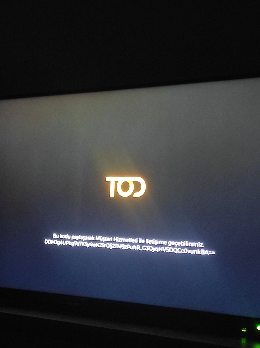 Yeter artık bu kaçıncı! O kadar para ödüyoruz ama bir maç izleyelim dediğimizde izleyemiyoruz ne anladım bu işten? <a href="/tod_tr/">TOD Türkiye</a>