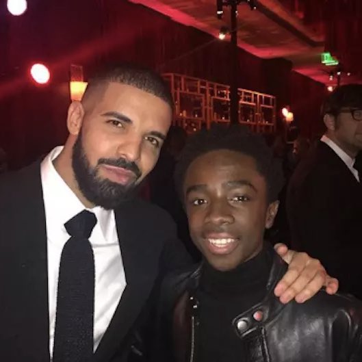 spinboutU_'s tweet image. Drake was friends with the cast because he’s always been a Stranger Things fan. Sexualizing a relationship that wasn’t sexual at all says more about you than about Drake.