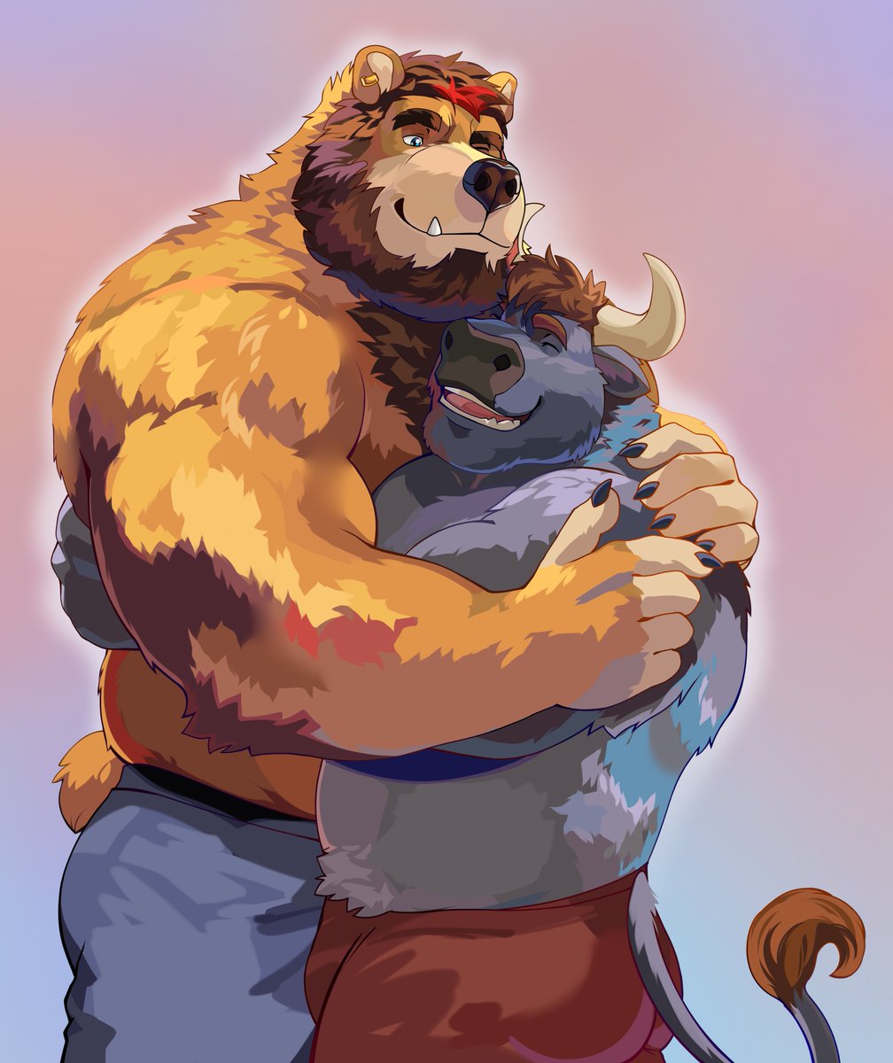 NaikumaArt's tweet image. We do need those 8 hugs to get through the day!