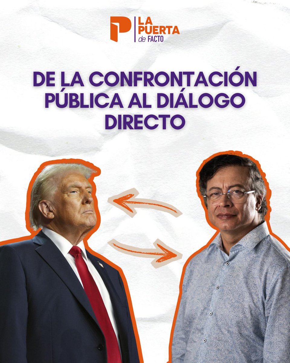 La relación entre Gustavo Petro y Donald Trump ha pasado por choques diplomáticos, amenazas de sanciones, tensiones por narcotráfico y discursos de soberanía. 📢

Nota completa: instagram.com/p/DTQ0eeSDi1u/…