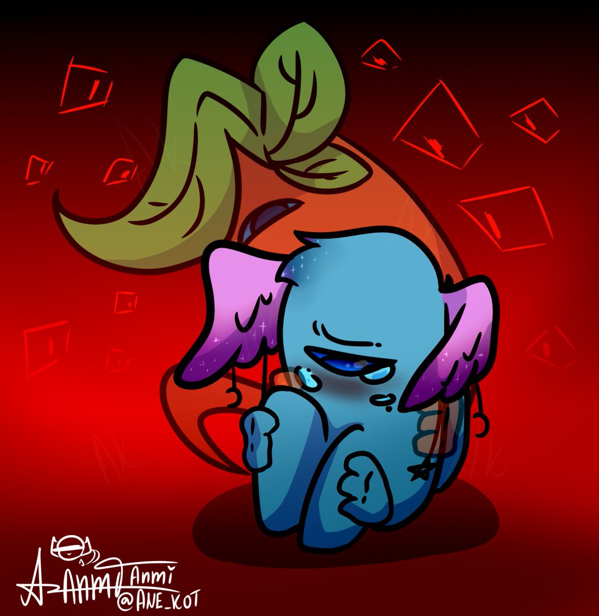 #amongus #amongusOC #meOC #sparklingblue #orange Sparky x Ari
Спарки не был тем за кого стоило переживать но Ари....он винит себя в произошедшем.
Sparky wasn't the one to worry about but Ari...he blames himself for what happened.