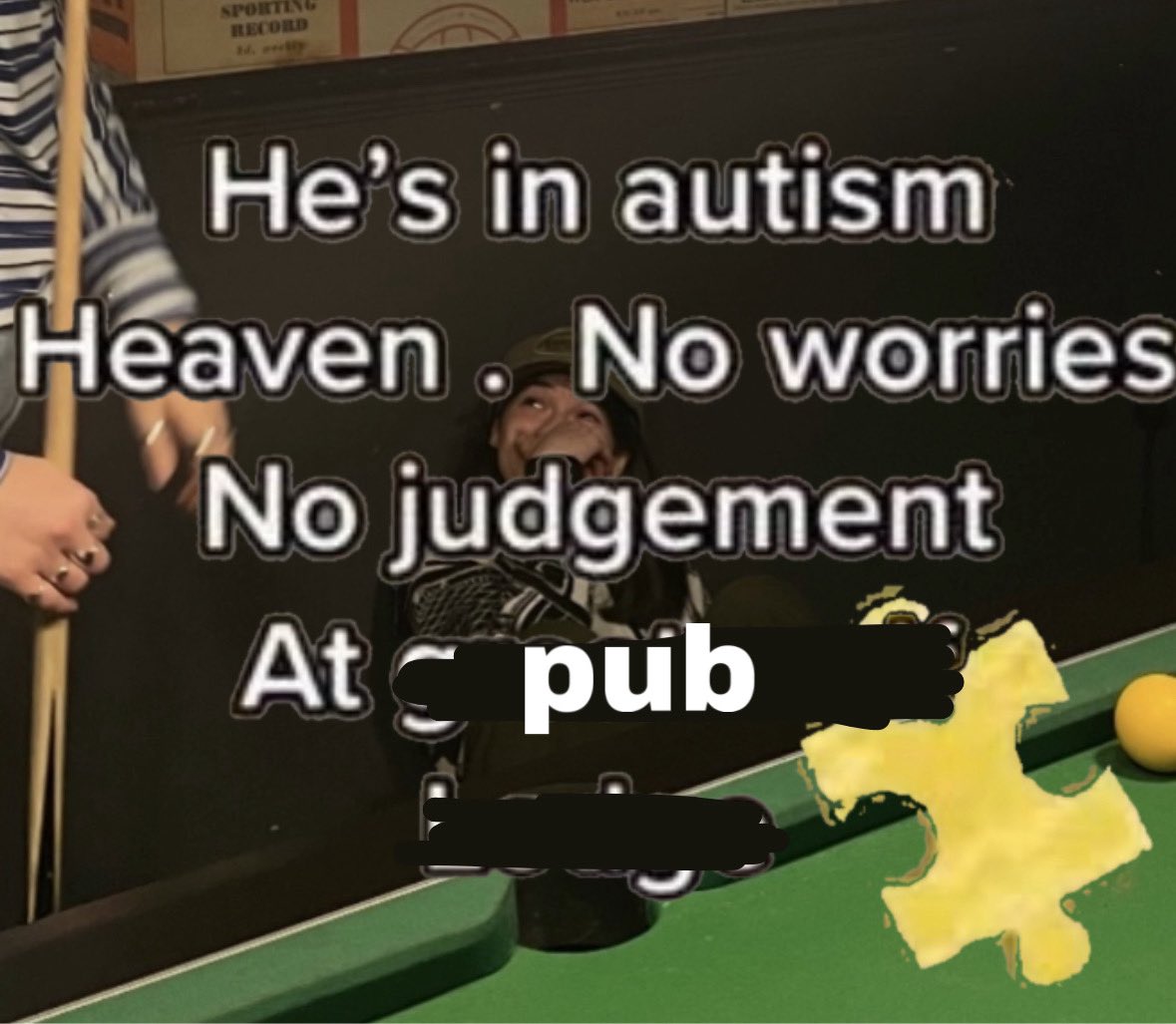 if you see aimseytv playing pool at the pub, do NOT say anything. they’re exactly where he wants to be