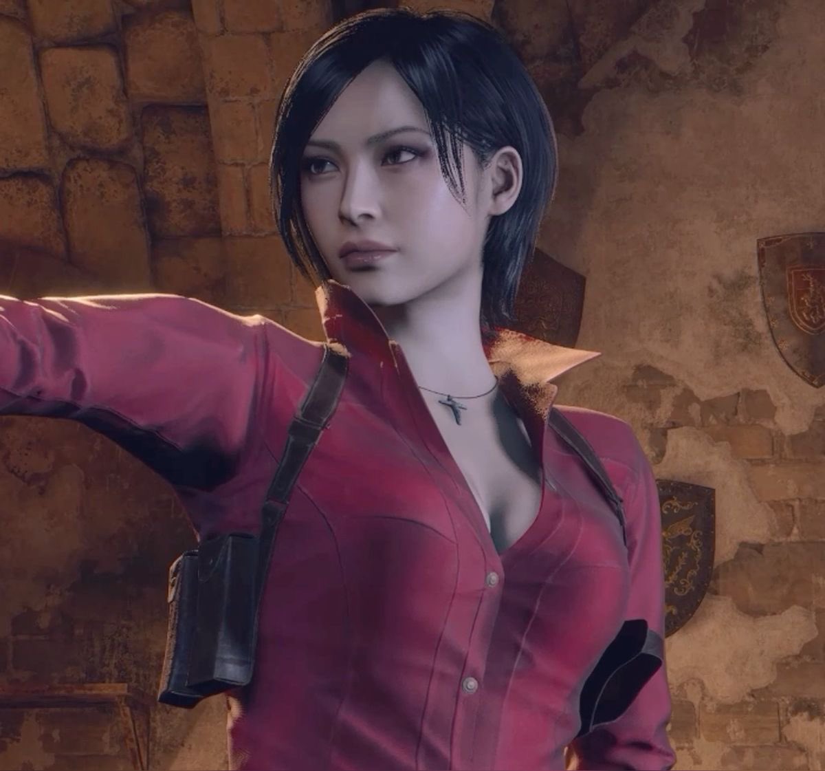 ashleybrwns's tweet image. re4r ada with her re6 outfit