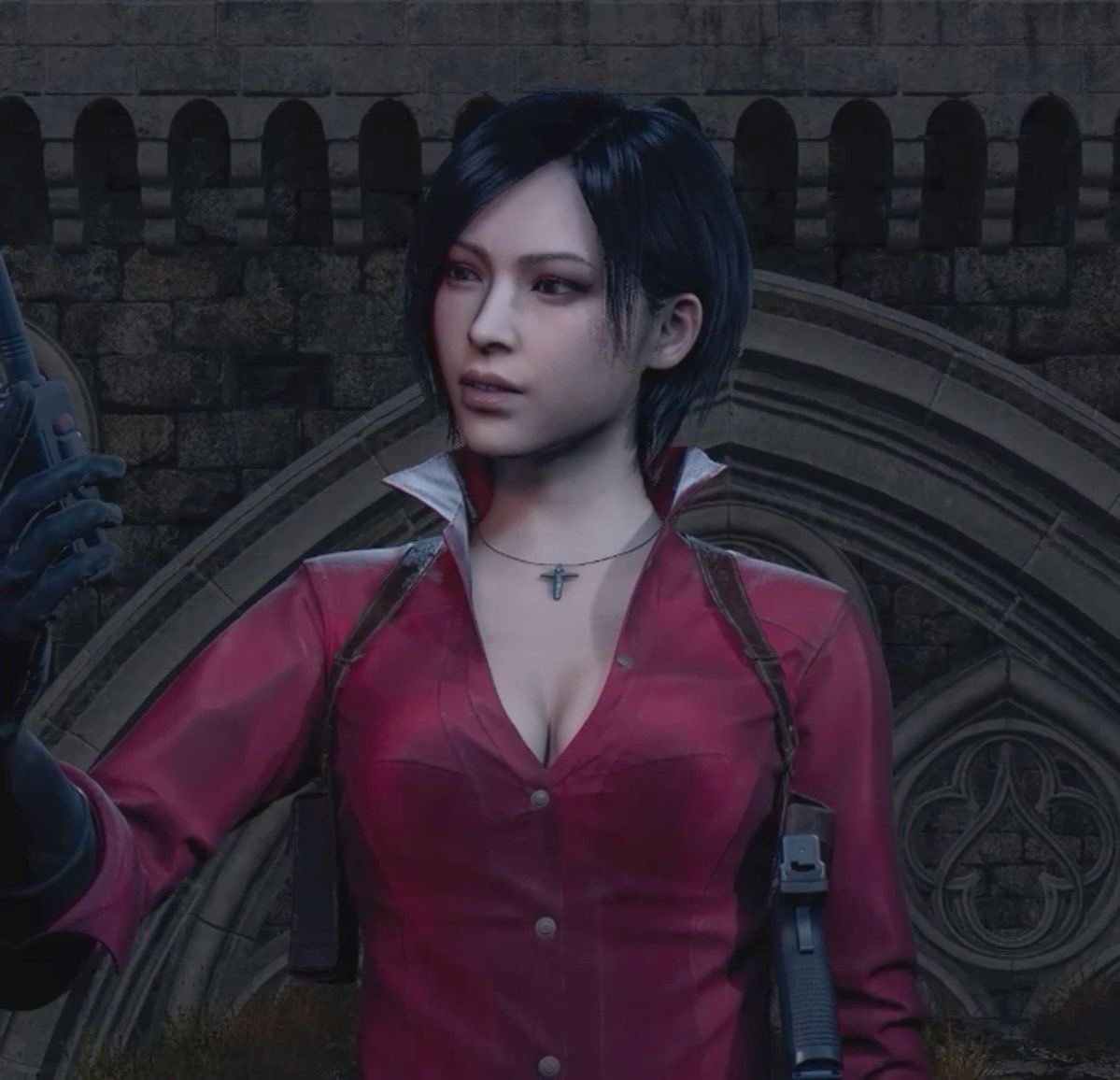 ashleybrwns's tweet image. re4r ada with her re6 outfit