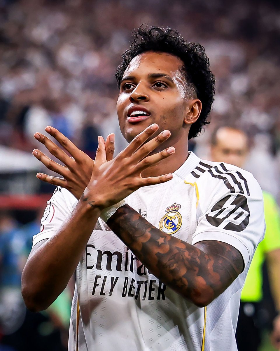 Rodrygo’s last five Real Madrid starts:

Man City—⚽
Alavés—⚽
Sevilla—🎁🎁
Real Betis—🎁🎁
Atlético—⚽

He’s back 🔥