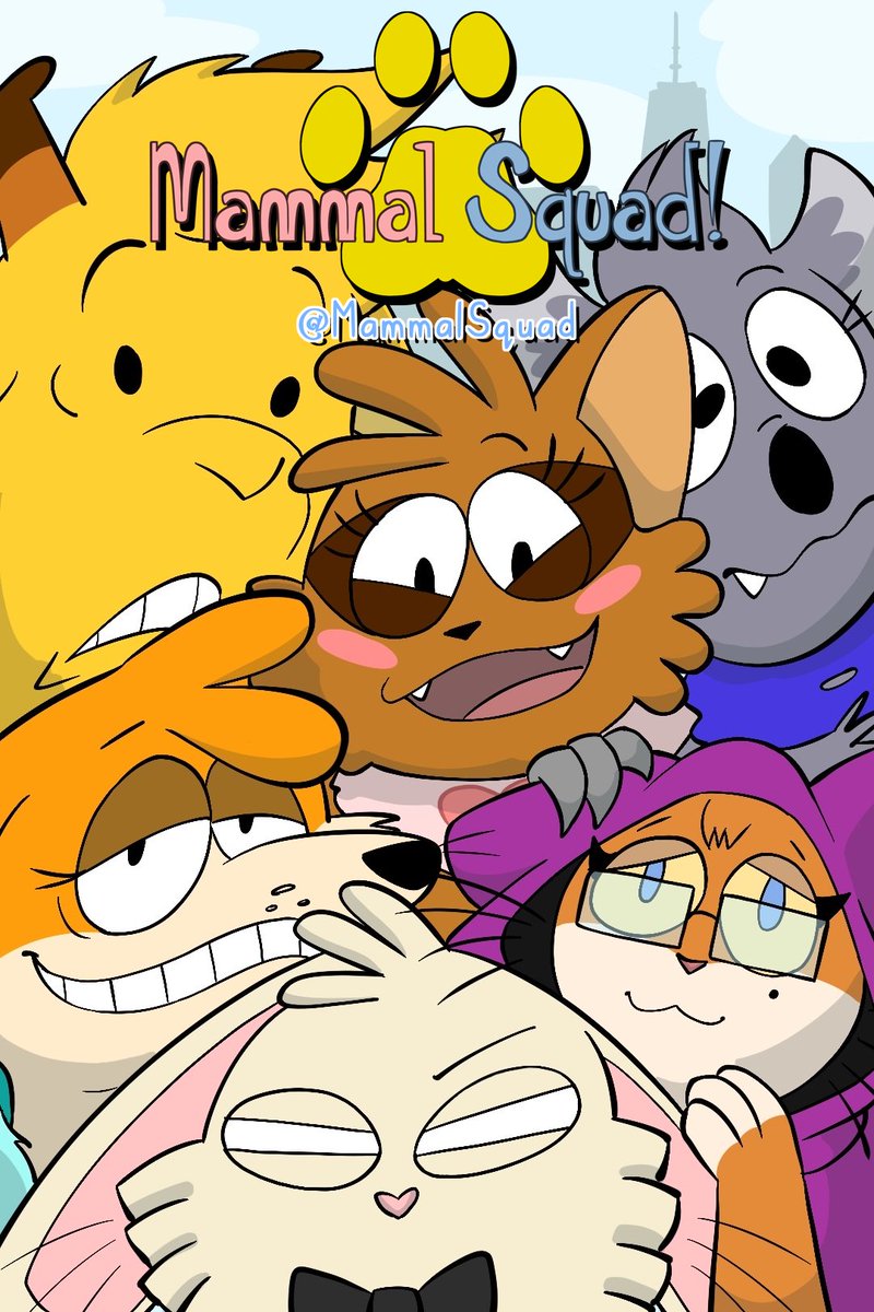 Episode 5 coming out February! Poster by <a href="/FennictheFox/">Fennic T. Fox</a> 

#mammalsquad #animation #cartoon #furry
