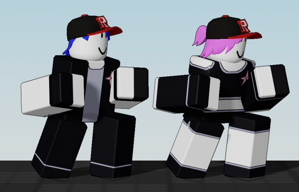the Bloxxer twins

yeah, Betty deserves to wear a cap for once