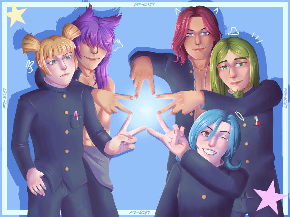 ¡Todos ustedes formen una estrella! ✌🏻⭐️

⭐️
#chinchikurin #私の可愛さを思い知れ #ポピーザぱフォーマー #Popeetheperformer #mrstainonjunkalley  #FunnyPetsAnime #ファニーペッツ #boronmakuroshi #ohjesus #digitalart #ArtistOnTwitter #art #fanart #drawingart #dibujodigital #artwork