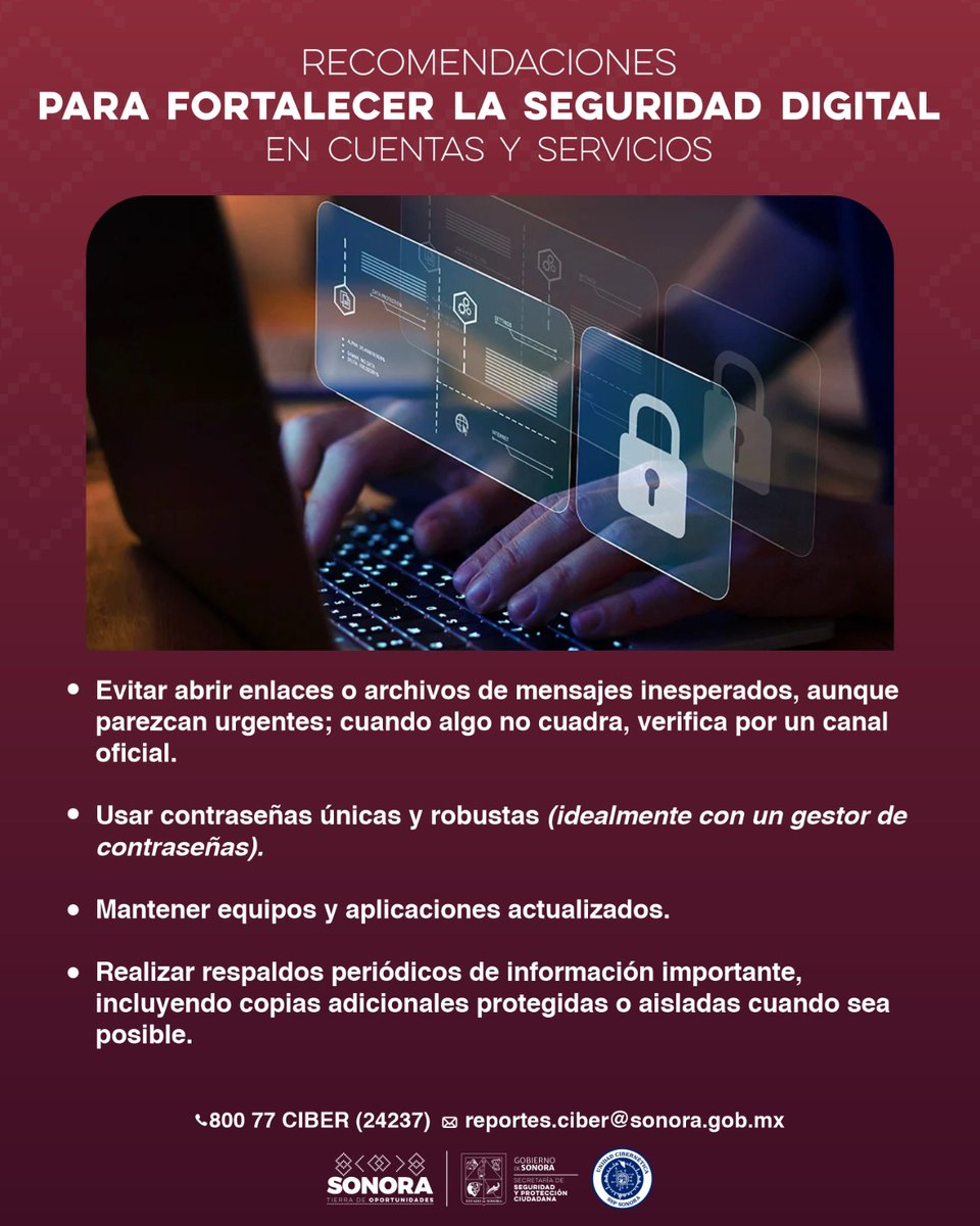 Unidad Cibernética SSPC Sonora tweet media