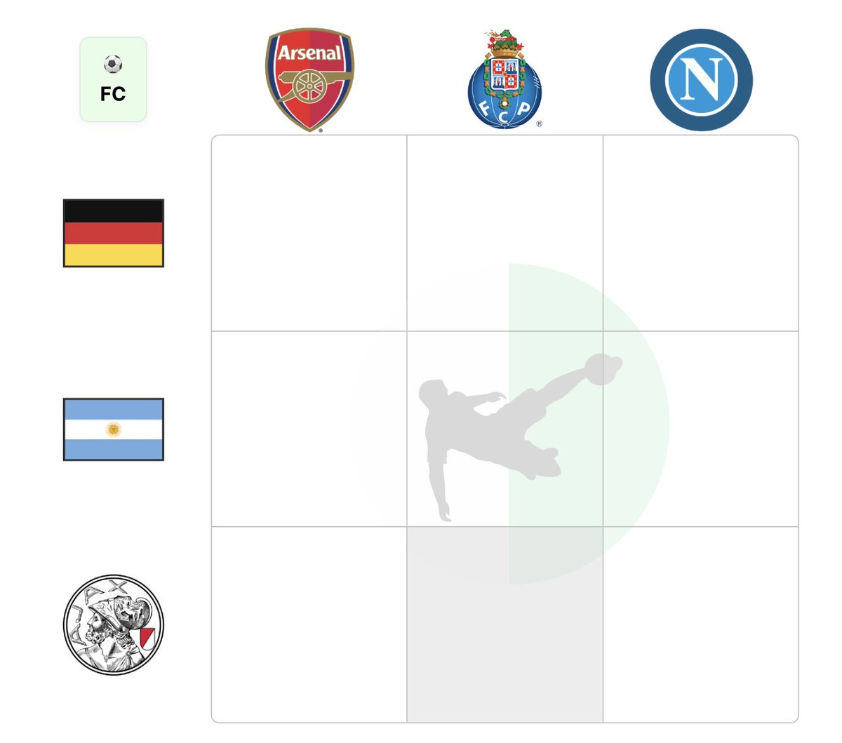 Crossover Grid Soccer / Futbol tweet media