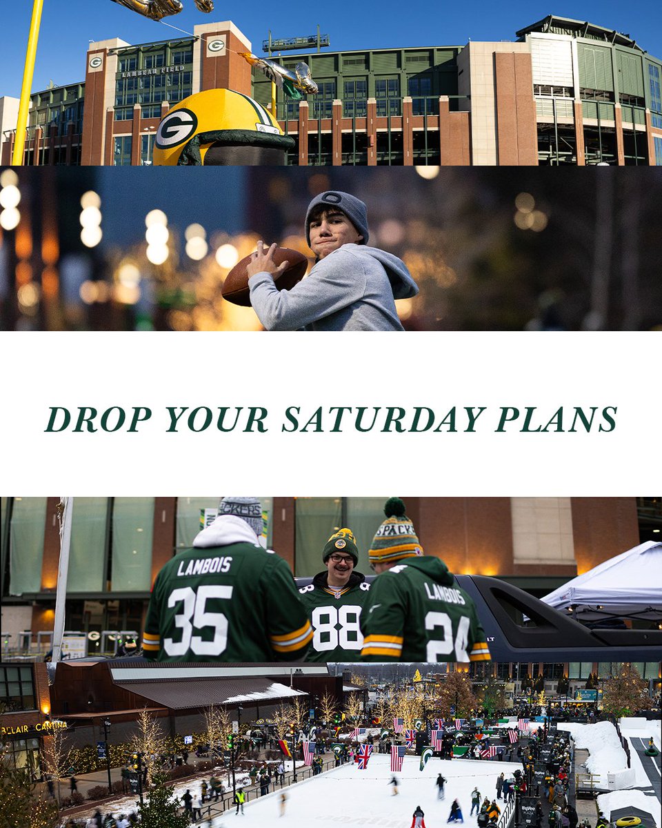 LambeauField's tweet image. ... and can we get a GO PACK GO ‼️