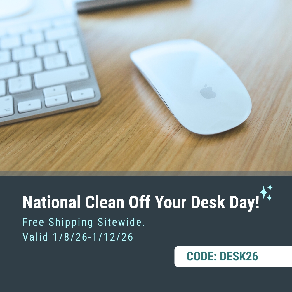 ✨ 𝐍𝐚𝐭𝐢𝐨𝐧𝐚𝐥 𝐂𝐥𝐞𝐚𝐧 𝐎𝐟𝐟 𝐘𝐨𝐮𝐫 𝐃𝐞𝐬𝐤 𝐃𝐚𝐲 ✨

Now’s the perfect time to refresh your space—shipping’s on us!

🚚 Free shipping sitewide
📅 1/8/26–1/12/26
💻 Use code 𝐃𝐄𝐒𝐊𝟐𝟔 at checkout

Shop now &amp; ship free: bit.ly/3BUfFcr