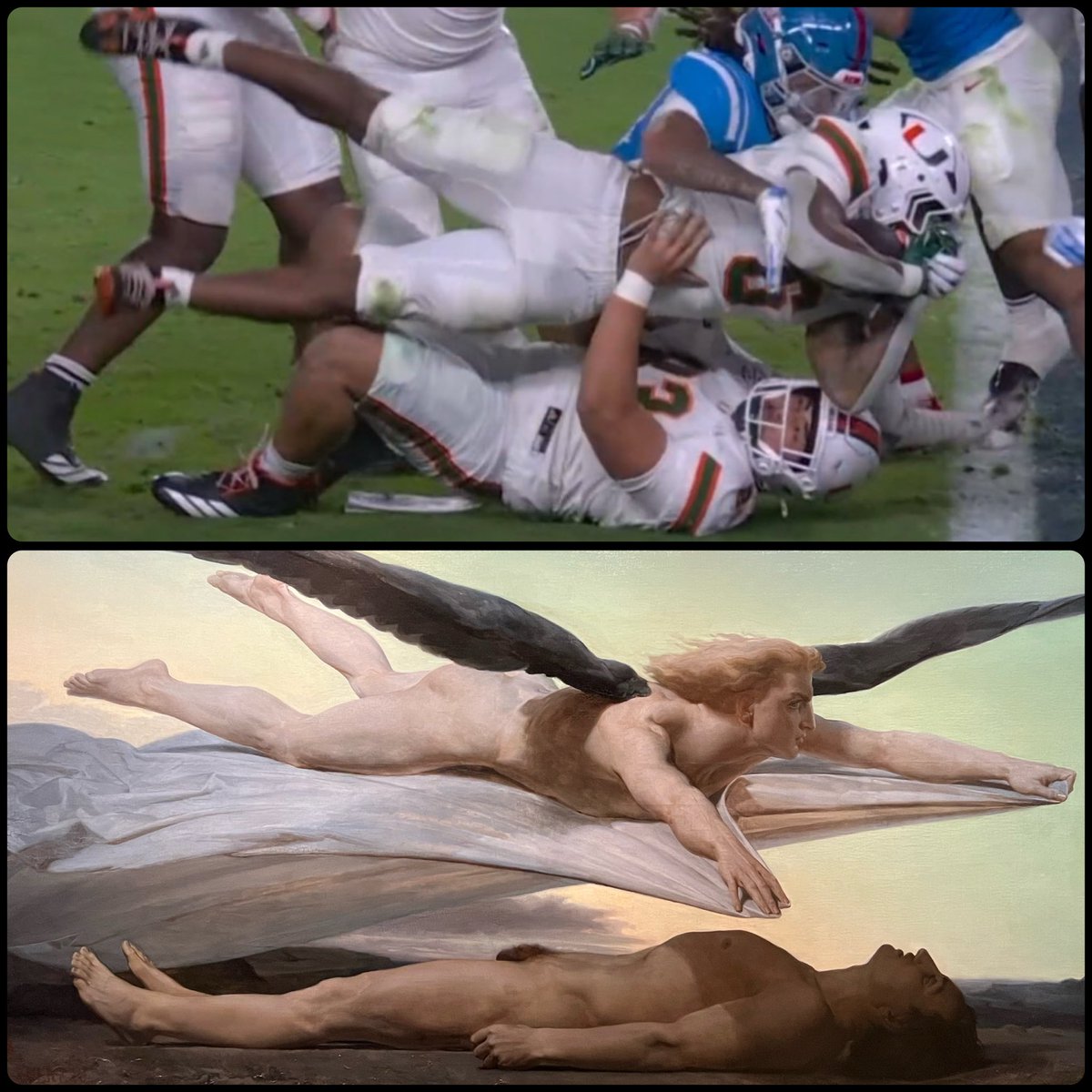 ArtButSports's tweet image. Equality Before Death, by William-Adolphe Bouguereau, 1848