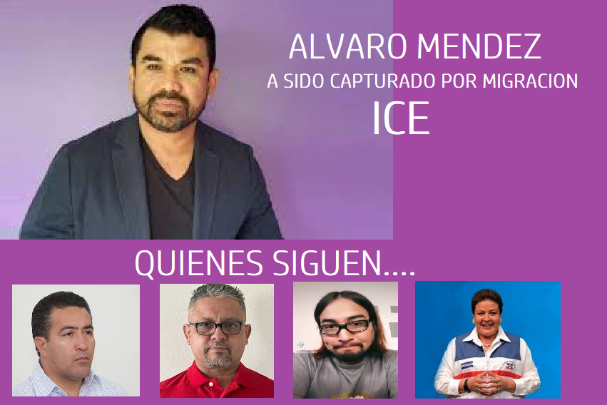 ALVARO MENDEZ CAPTURADO POR MIGRACION
El primero que cae de varios que no deberian estar en los Estados Unidos.