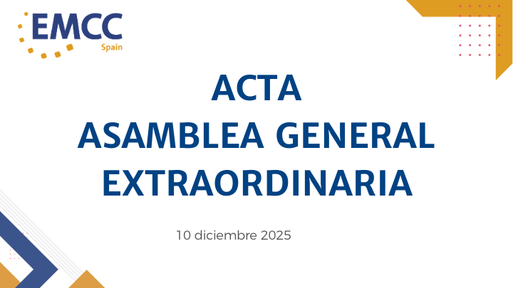 🗳️ Elecciones a Junta Directiva #EMCCSpain: 17 de febrero, 18:00 h

📄 Consulta el acta de la Asamblea General Extraordinaria y la carta de la presidenta aquí:

➡️ Acta: emccspain.org/download/acta-…
➡️ Carta: emccspain.org/download/carta…

¡Infórmate y participa!

#EleccionesEMCC