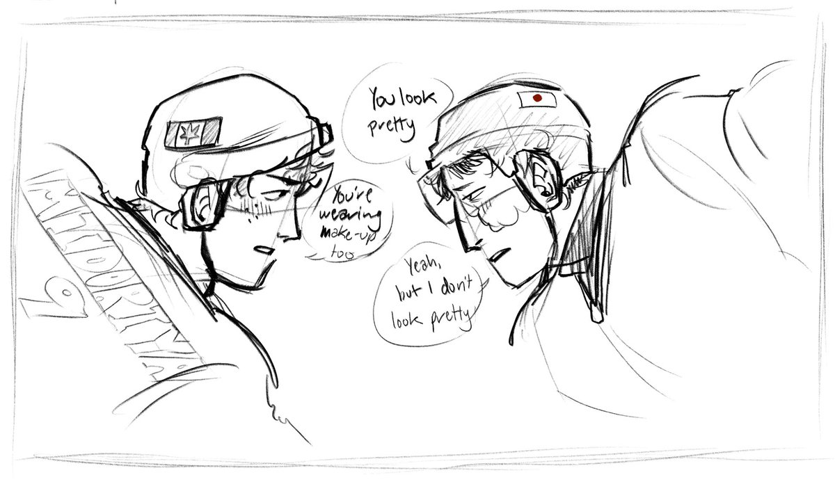 This is not the zombie apocalypse AU art I was supposed to do