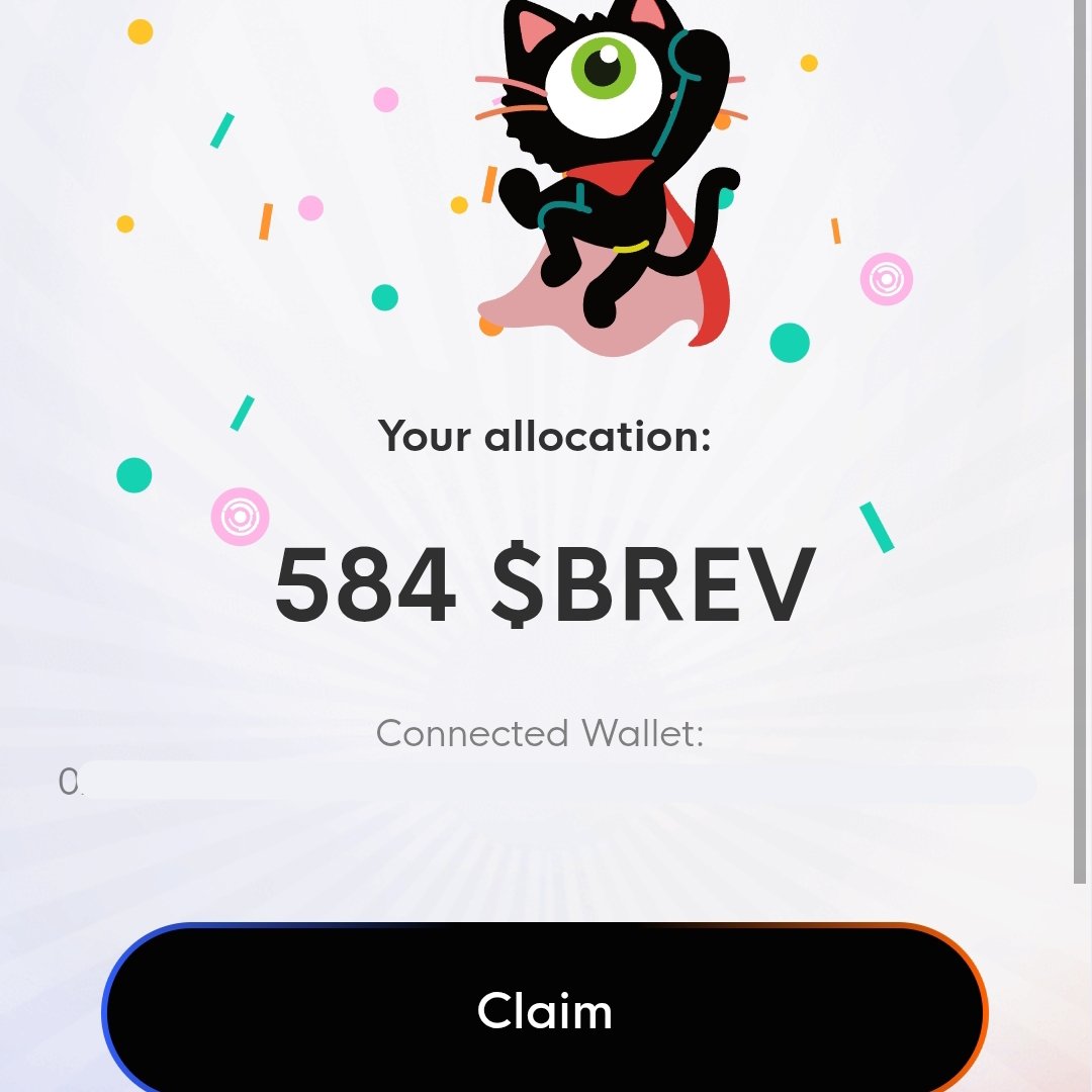 CryptoTeluguO's tweet image. 💵Just claimed $225

✅If u farmed @LineaBuild Ignition, u r eligible for $BREV

🔗claim.brevis.network
✅Connect wallet &amp;amp; claim @brevis_zk Airdrop
📸Post your screenshots

😜I'm yet to check my other wallets

💙Like
🔁RT