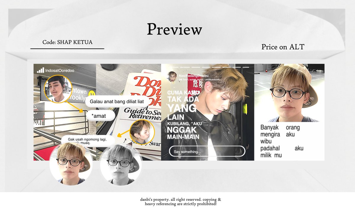 i__danbi's tweet image. Help repost ya makasih 🫰🏻

Haloo aku ada promo B1G1 dengan harga 130k untuk semua template di bawah ini, kalo beli satuan jadi 100k. yang berminat bisa dm aku aja yah #zonaba #zonauang