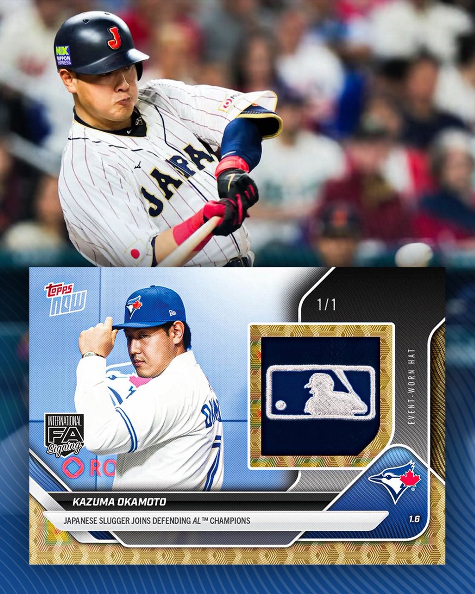 速報：岡本和真のMLBトレーディングカードが、ついに初登場🔥 24時間