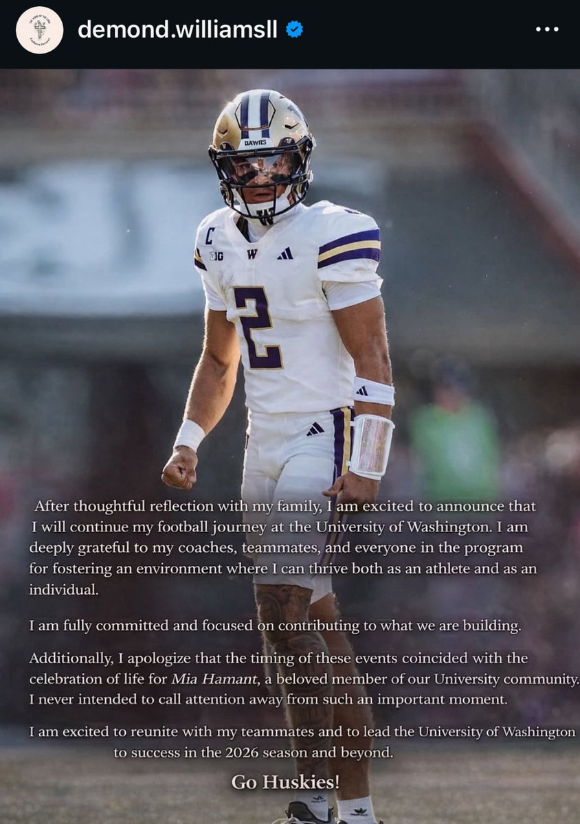 Young men make a lot of mistakes, have bad judgment &amp; with that, will have consequences.
Please learn Demond, surround yourself with the right people, with good intentions from now on. You don’t get a lot of opportunities like this in life to make it right.

Now… LETS GO TO