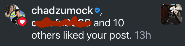 Recently followed <a href="/BeDabbler/">El Horrible</a> on Instagram and caught a rando like from the Z-Man? Further proof the Mudshark is stalking other creators' followers. #InsaneBehavious