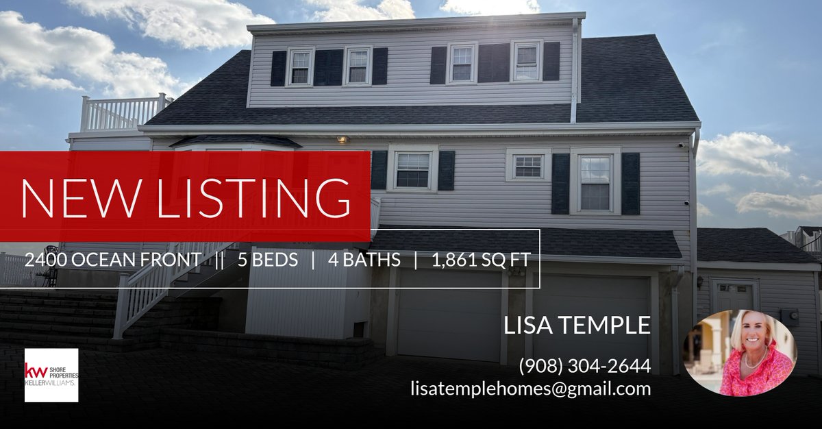 SureRealtor's tweet image. 📍 New Listing 📍 Take a look at this fantastic new property that just hit the market located at 2400 Ocean Front in Lavallette. Reach out here or at (908) 304-2644 for more information

Lisa Temple
"Your Realtor of Choice"
NJAR Ci... homeforsale.at/2400_OCEAN_FRO…