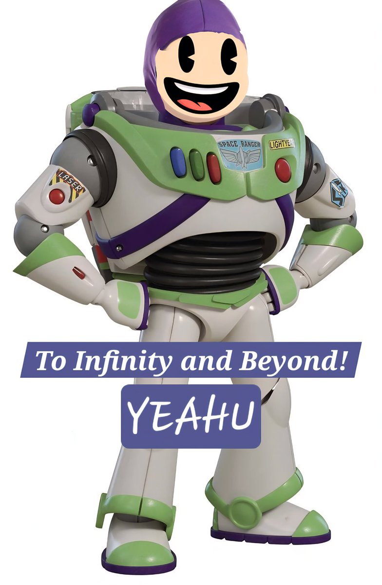 Where to next? The moon? Mars? Applebee's?...

Yeah...you?  $YEAHU