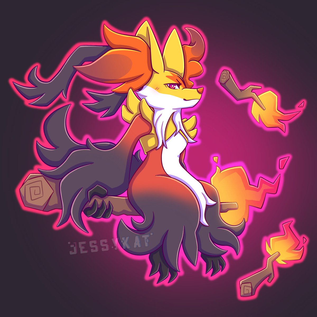 #megadelphox design for a #megapokémon rally that will be hosted by lil_dittis 
-
#pokemonart