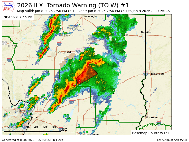 ILX issues Tornado Warning [tornado: RADAR INDICATED, hail: <.75 IN] for Christian, Shelby [IL] till 8:30 PM CST mesonet.agron.iastate.edu/vtec/f/2026-O-…
