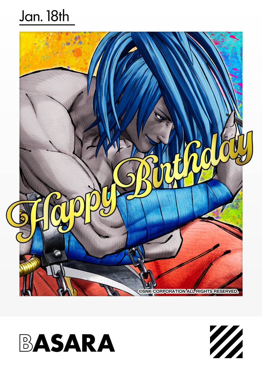 ＼\🌟 HAPPY BIRTHDAY 🌟/／

January 18 marks Basara’s birthday!
Send him your birthday wishes and celebrate together 💐