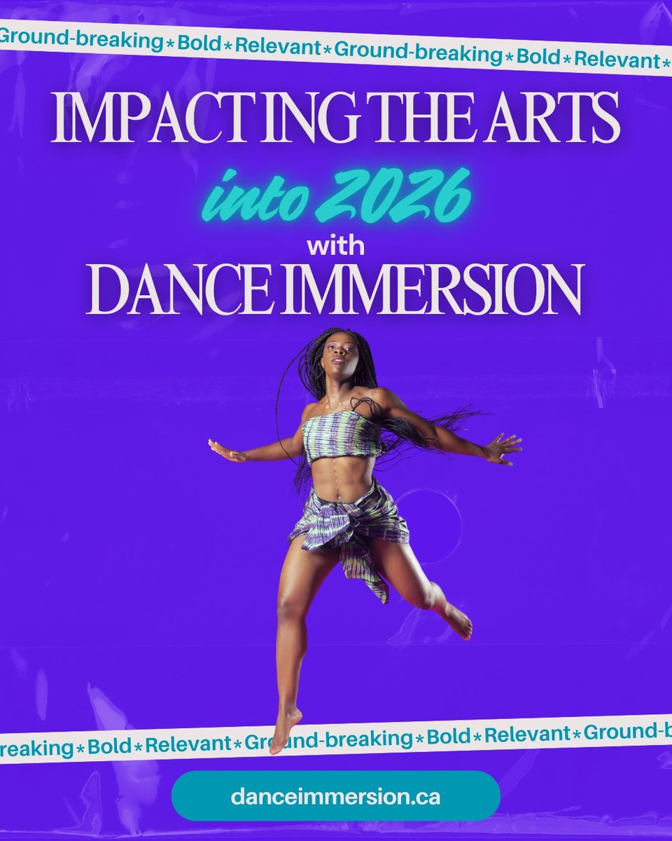 IMPACTING THE ARTS INTO 2026! ✨
Thank you for supporting dance Immersion this Giving Season. Our campaign continues through January—there’s still time to make an impact!

Your generosity helps uplift artists of the African Diaspora!

🎁 Give today: danceimmersion.ca/donation-form/