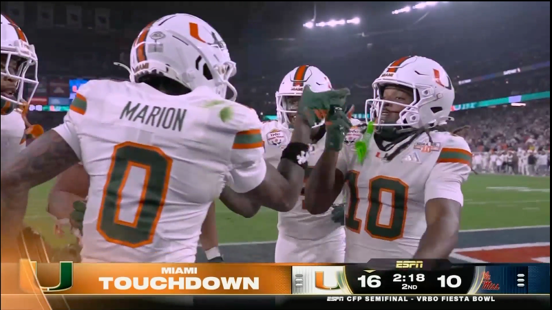 52-YARD TOUCHDOWN FOR MIAMI🔥😱

<a href="/CanesFootball/">Miami Hurricanes Football</a> back on 🔝