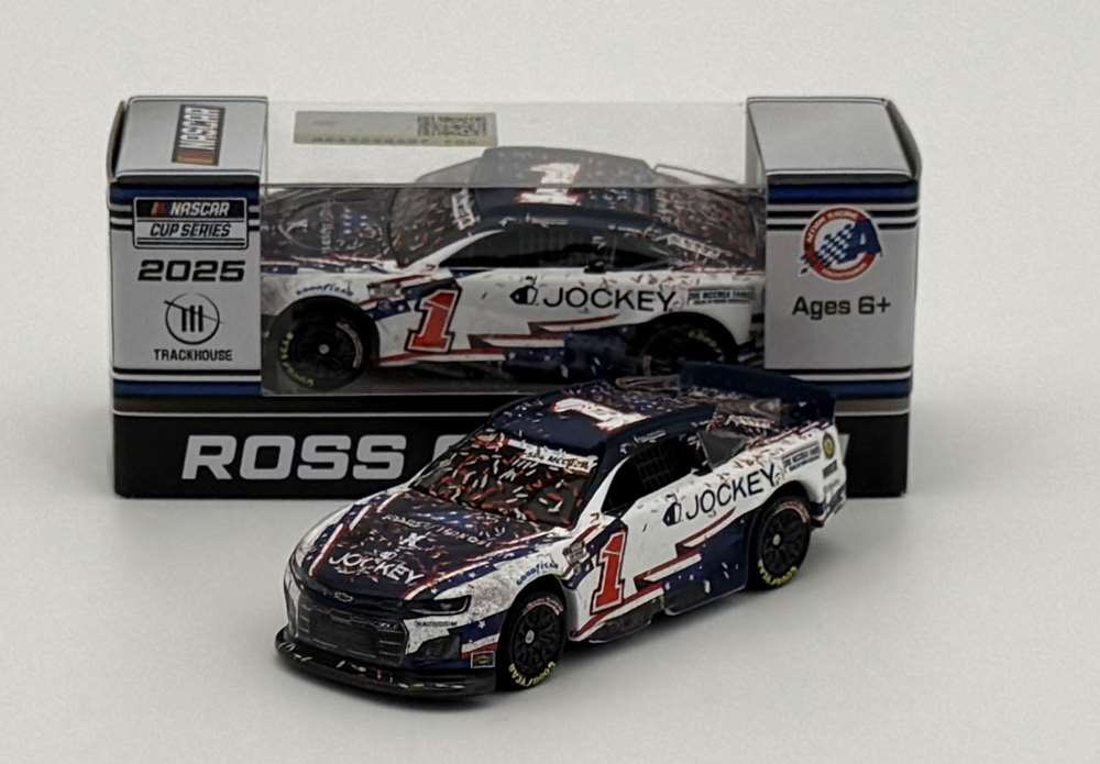 NEW: <a href="/RossChastain/">Ross Chastain</a> 2025 Jockey Salutes Charlotte Race Win 1/64!

Use code DFans for $6 off shipping per order over $30!

circlebdiecast.com/ross-chastain-…