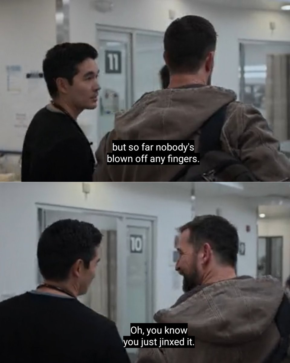 utacult's tweet image. Shen just jinxed another shift 😭 #ThePitt