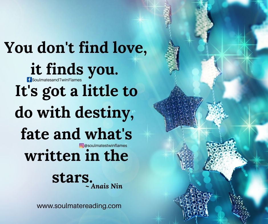TwinSoulslove's tweet photo. You don't find love, it finds you. It's got a little to do with destiny, fate and what's written in the stars. #fate #destiny #destined #meantforme #soulmate #twinflame https://t.co/hBTfWQn9MX