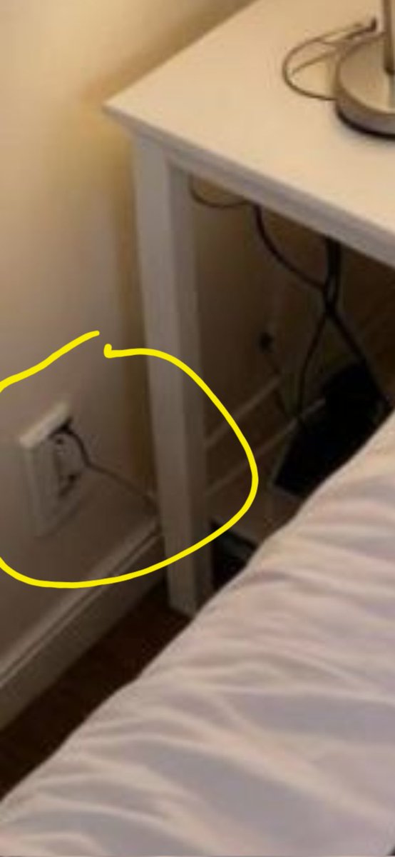 Kyesmith1995's tweet photo. @thickandgoth AI even fucked up the plug in the wall when GENERATING this ""girl"" https://t.co/m64dWSQ54B
