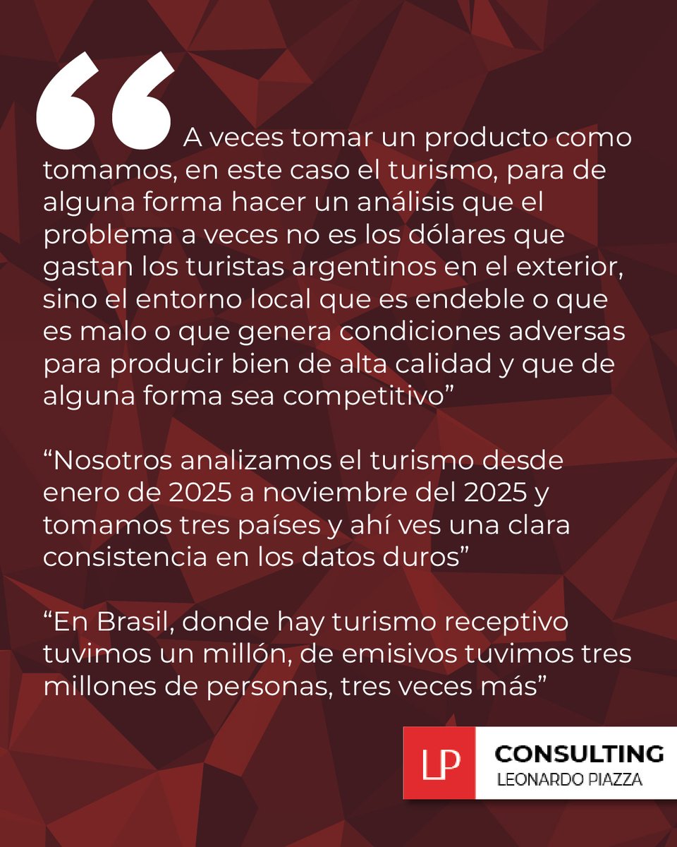 📄El impacto del nuevo régimen cambiario en el turismo: “El entorno local es endeble y las bandas están desajustadas o desalineadas”

lpconsulting.com.ar/nota-en-canal-…

#economia #consultorafinanciera #argentina