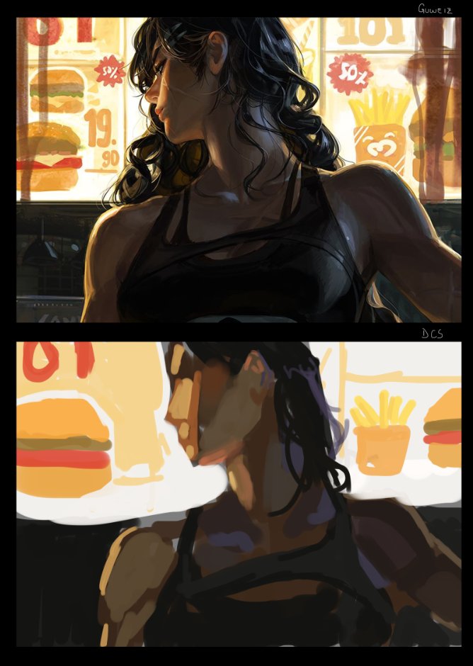 estudo de 15 min focado em controle de cores